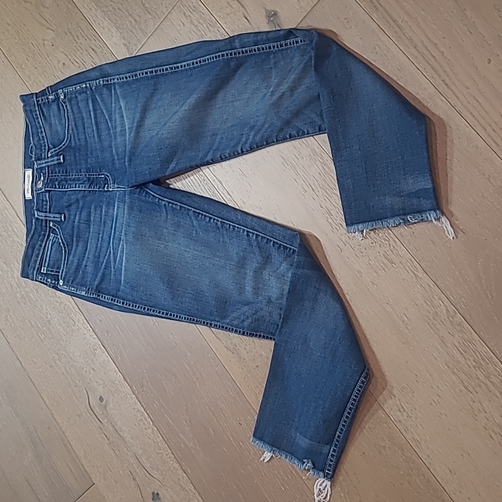 Madewell Jeans Women's sz 28 The Slim Straight Mid Rise Denim Jean
